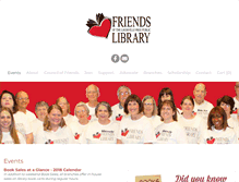 Tablet Screenshot of friendsofthelfpl.org